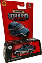 Matchbox Moving Parts Mitsubishi Pajero 1991 kék terepjáró