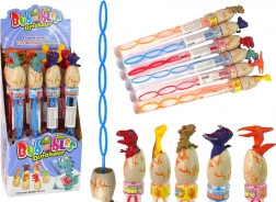 Dinoszauruszos buborékfújó, 34 cm – különböző színek