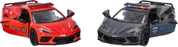 goki fém Corvette modell rendőrség/tűzoltóság 13 cm