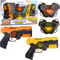 Lézer tag készlet gyerekeknek – 2 pisztoly és 2 infravörös célpont fény- és hangeffektekkel