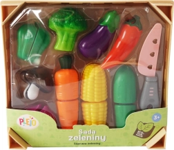 PLEJO zöldségszeletelő készlet ládában