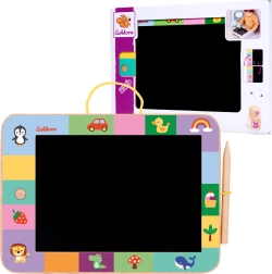 Fa rajztábla gyerekeknek vonalzóval 3+ EICHHORN