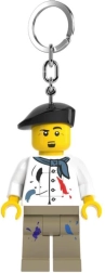 LEGO világító kulcstartó – Festő minifigura LED fénnyel