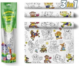 Pexi színező asztalterítők – Szenzációs állatkert