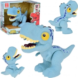 Kék velociraptor dinoszaurusz figura mozgatható végtagokkal