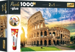 2 az 1-ben puzzle szett Flavius-amfiteátrum, Róma – 1000 darab ragasztóval