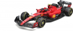 bburago ferrari sf23 1:24 carlos sainz – gyűjtői modell védődobozban
