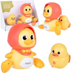 Interaktív kacsacsalád – mozgó zenélő játék a kúszás támogatására