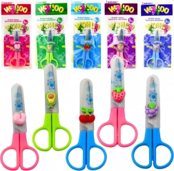 Kétkezes iskolai olló védőburkolattal 12 cm