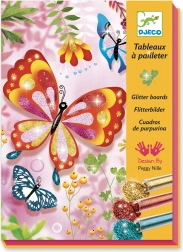 Csillogó pillangók homokfestése