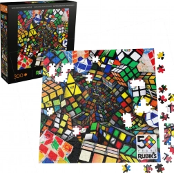 Rubik-kocka puzzle 50. évforduló – 300 darab