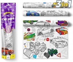 Pexi színező abroszok gyerekeknek - Autók