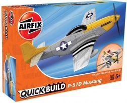 AIRFIX QUICK BUILD Mustang P‑51D repülőgép építőkészlet