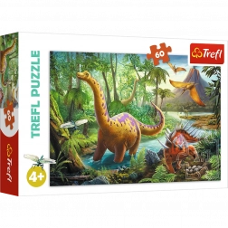Puzzle Trefl Dinoszauruszok 60 db.