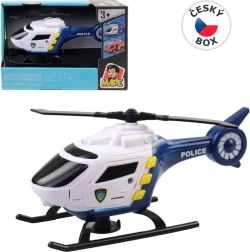Elemes helikopter fénnyel és hanggal, 16,5 cm