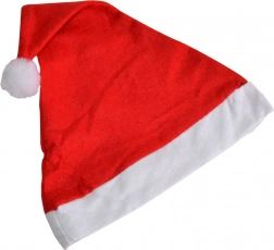 Karácsonyi sapka bojtal 28 × 38 cm