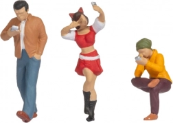 Noch funny-scenes telefon főszerepben – H0 figurák