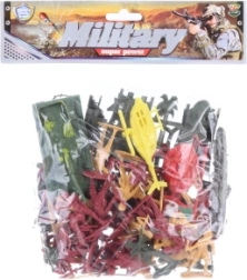 Katonák zacskóban – figurakészlet tankkal, helikopterrel és kiegészítőkkel