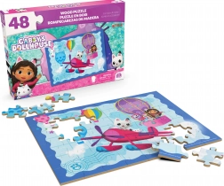 fából készült puzzle Gabby’s Dollhouse 48 darab