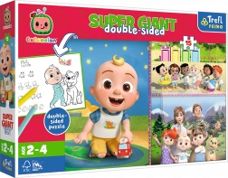 Puzzle Óriás Kicsi 15 darab - Cocomelon Vidám nap barátokkal