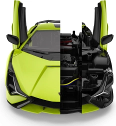 Lamborghini Sian zöld modell 1:18 Rastar-tól - távirányítós autó karosszéria kittel
