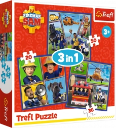 3 az 1-ben puzzle – Tűzoltó Sam napja