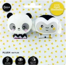 GaGaGu Csuklóra erősíthető csörgők majom és panda