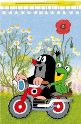 Írószer készlet A5-ös jegyzettömbbel és Krtek tollal