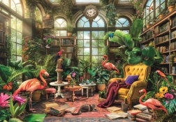 Puzzle Könyvtár az Üvegházban 1000 darab