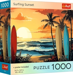 Trefl puzzle szörfözés naplementében 1000 darab