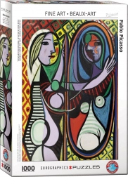 EUROGRAPHICS puzzle Lány a tükör előtt – 1000 darab