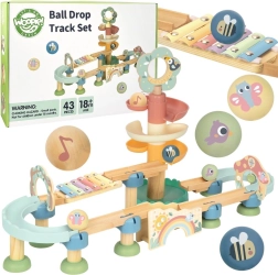 Woopie Green fa golyópálya zenei effektekkel és xilofonnal FSC