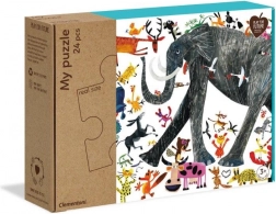 Állatok 24 darabos puzzle