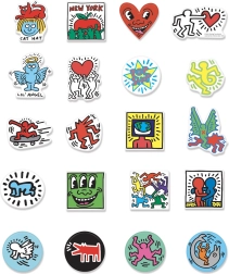 Vilac fa mágnesek KEITH HARING, 20 db-os készlet