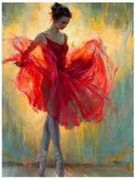 Gyémántmozaik - Balett-táncosnő