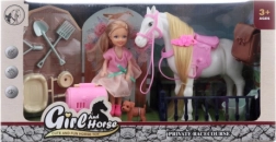 Baba és ló kiegészítőkkel