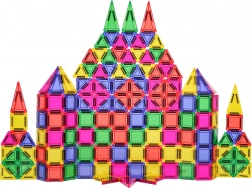 Színes mágneses építőkészlet 150 db