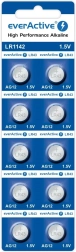 everActive LR43 lúgos érmeelem, 10 db