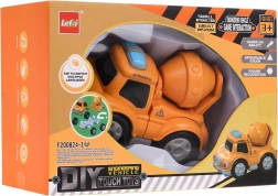 Interaktív játék teherautó mágneses keverővel