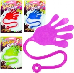 Ragadós zselés kéz – szórakoztató nyújtható játék