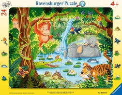 Ravensburger puzzle Dzsungelbarátok 24 darab