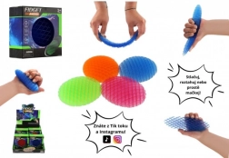 Fidget worm változtatható forma – antistressz műanyag játék, 11 cm