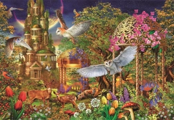 1500 darabos Woodland fantasy kert puzzle