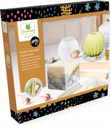 Make it! gyertyák és gyertyatartók készítése – kreatív készlet szójaviaszból és jesmonitból