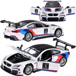 Fém BMW M6 GT3 modell 1:32 fénnyel és hanggal