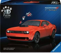 3D puzzle Ravensburger Iconics: Dodge Challenger R/T Scat Pack Widebody – 108 darab