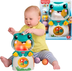 Fisher-Price interaktív világító zenélő béka labdákkal