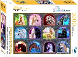 Varázslatos lovak puzzle 1000 darab