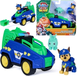 Spin Master Mancs Őrjárat dinoszauruszok – Dino Rescue Cruiser jármű 15 cm, Chase és dinoszaurusz figurákkal