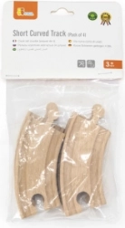 Fa vasúti kanyarok kompatibilis a Maxim - 4 darab